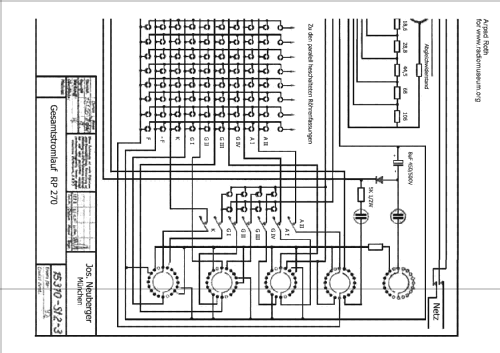 Röhrenprüfgerät RP270; Neuberger, Josef; (ID = 136053) Equipment