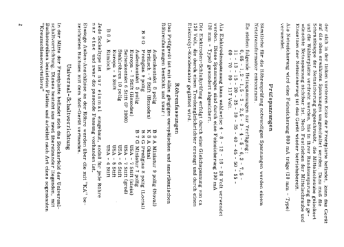 Röhrenprüfgerät RP270; Neuberger, Josef; (ID = 1999493) Equipment