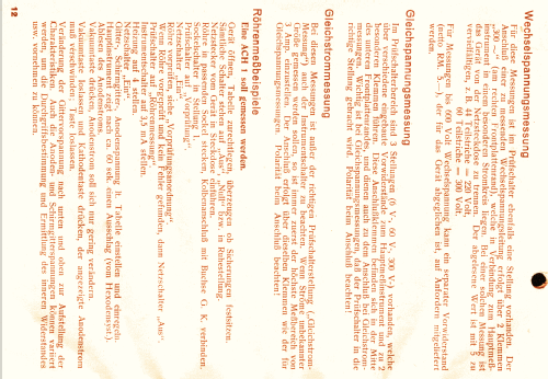 Röhrenprüfgerät WE250; Neuberger, Josef; (ID = 1495849) Equipment