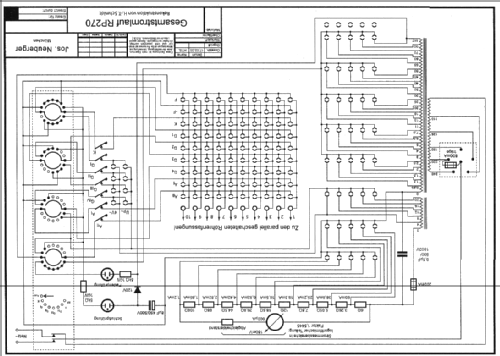 Röhrenprüfgerät RP 270/1; Neuberger, Josef; (ID = 1337902) Equipment