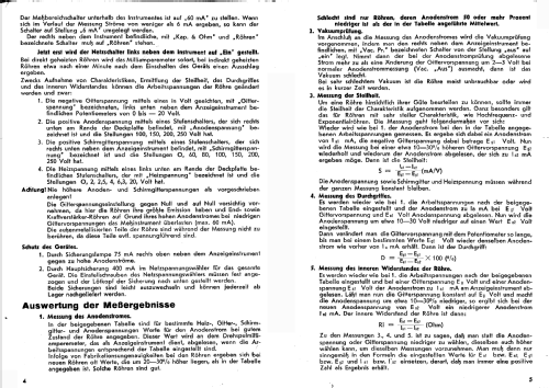 Universal-Röhrenprüfgerät We234; Neuberger, Josef; (ID = 130287) Equipment