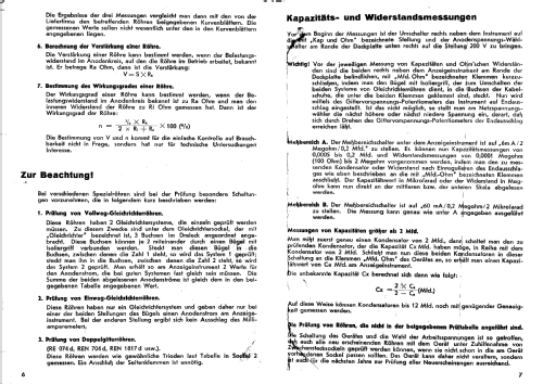 Universal-Röhrenprüfgerät We234; Neuberger, Josef; (ID = 130288) Equipment