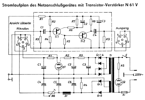 Netzanschlussgerät N61V; Neumann & Co, Georg; (ID = 762214) Power-S