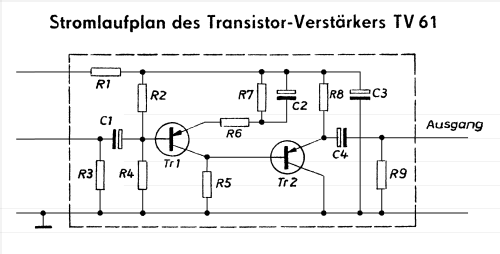 Transistorverstärker TV61; Neumann & Co, Georg; (ID = 762396) Verst/Mix