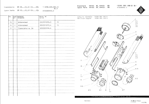 Kondensator-Mikrofon KM 83; Neumann, Georg, (ID = 603831) Microphone/PU