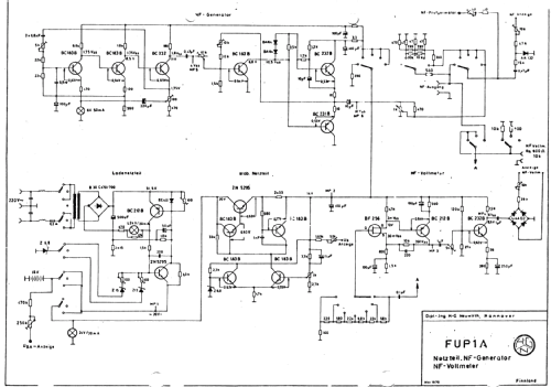 Funkprüfgerät FUP1A; Neuwirth, Dipl.-Ing. (ID = 280770) Equipment