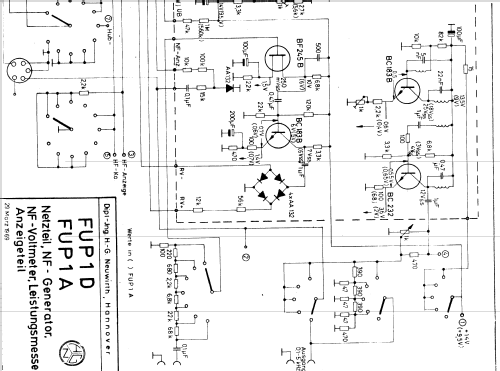 Funkprüfgerät FUP1D; Neuwirth, Dipl.-Ing. (ID = 684408) Equipment