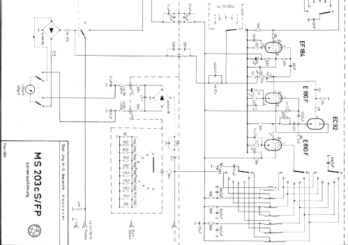 Meßsender MS203cS/FP; Neuwirth, Dipl.-Ing. (ID = 1938747) Equipment