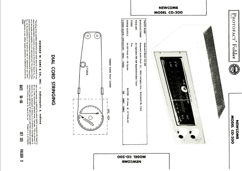 CO-200 ; Newcomb Audio (ID = 1932140) Radio