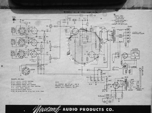 Preamplifier H-4; Newcomb Audio (ID = 2455071) Ampl/Mixer