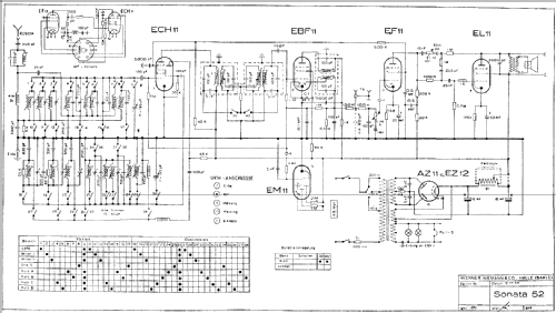 Sonata 52W; Niemann & Co., (ID = 17496) Radio