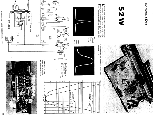 Sonata 52W; Niemann & Co., (ID = 652064) Radio