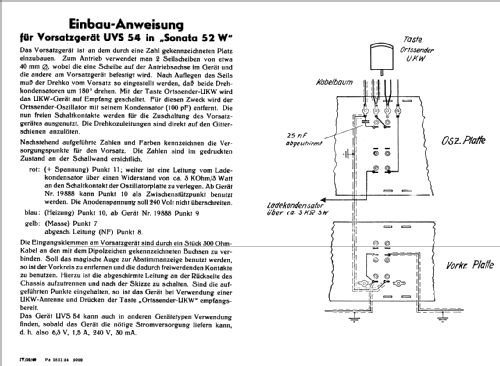 Sonata 52W; Niemann & Co., (ID = 123242) Radio