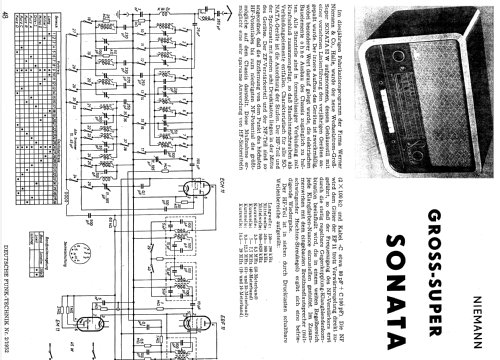 Sonata 52WP; Niemann & Co., (ID = 652068) Radio