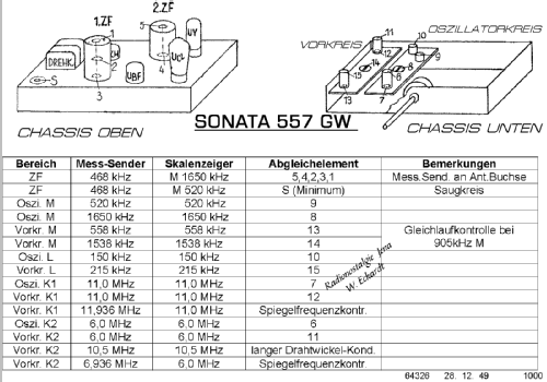 Sonata 557GW; Niemann & Co., (ID = 388802) Radio