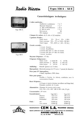 83E; Niesen, (ID = 3008883) Radio