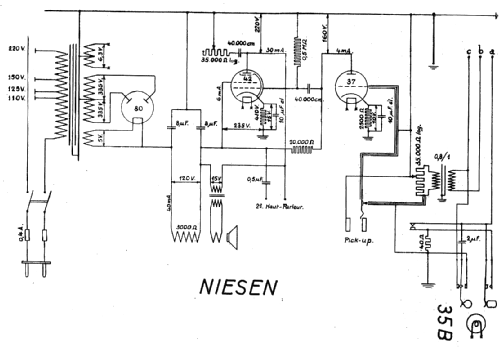 NF-Telefonrundspruch 35B; Niesen, (ID = 22670) Wired-W