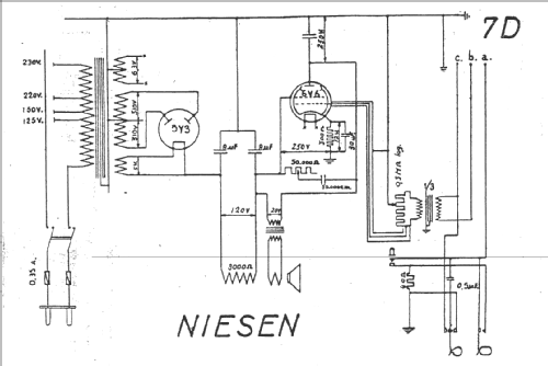 NF-Telefonrundspruch 7DZ; Niesen, (ID = 22667) Drahtfunk