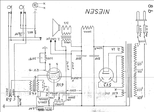 NF-Telefonrundspruch 8b; Niesen, (ID = 22669) Wired-W