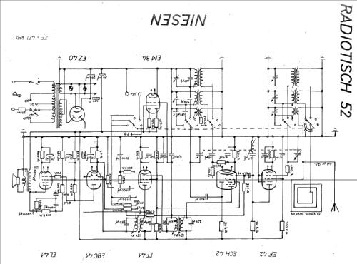 Radiotisch 52; Niesen, (ID = 18738) Radio