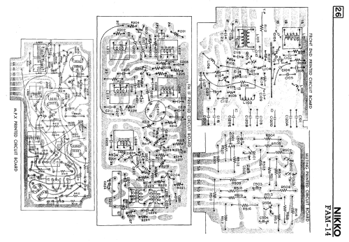 AM/FM Stereo Tuner FAM-14; Nikko Electric (ID = 2579521) Radio