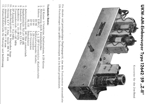 UKW-AM-Einbausuper 12642/59 Z-II; Nogoton, (ID = 2523239) Converter