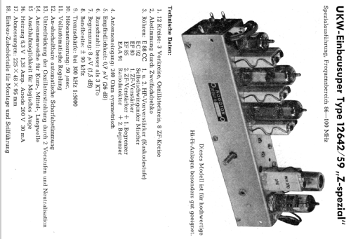 UKW-Einbausuper 12642/59 Z-spezial; Nogoton, (ID = 2515565) Converter