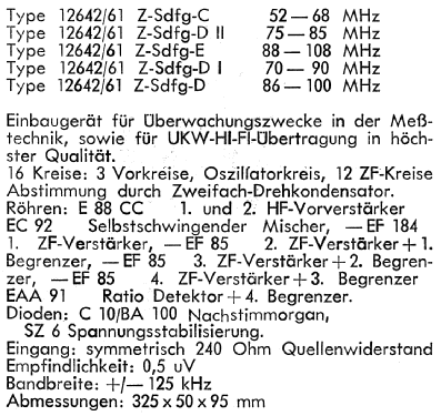 UKW-Einbausuper 12642/61 Z-Sdfg-C; Nogoton, (ID = 1294546) Commercial Re