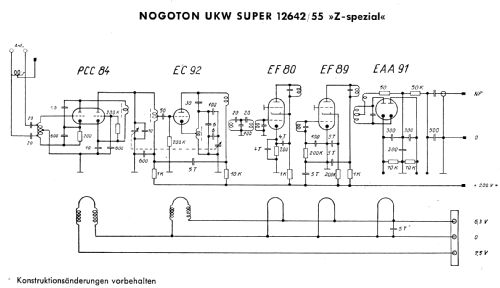 UKW-Super 12642/55 Z-spezial; Nogoton, (ID = 235783) Converter