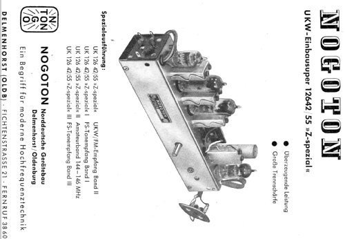 UKW-Super 12642/55 Z-spezial; Nogoton, (ID = 2514685) Converter