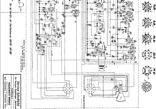 Bellevue F200/III ; Nora; Berlin (ID = 404985) Television