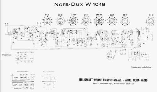 Dux W1048; Nora; Berlin (ID = 388956) Radio