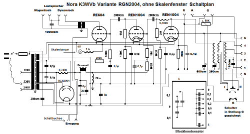 Kraftverstärker K3WVb ; Nora; Berlin (ID = 1342339) Radio