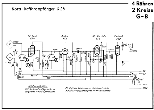 Koffer K26; Nora; Berlin (ID = 36192) Radio