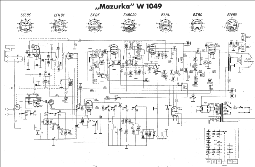 Mazurka W1049/3D; Nora; Berlin (ID = 15738) Radio