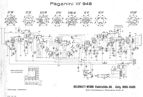 Paganini W948; Nora; Berlin (ID = 1419842) Radio