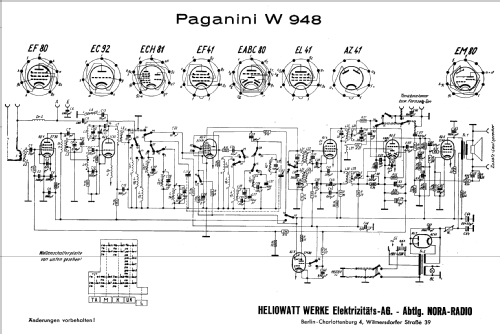 Paganini W948; Nora; Berlin (ID = 154870) Radio