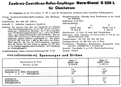 Rienzi G220L; Nora; Berlin (ID = 33439) Radio