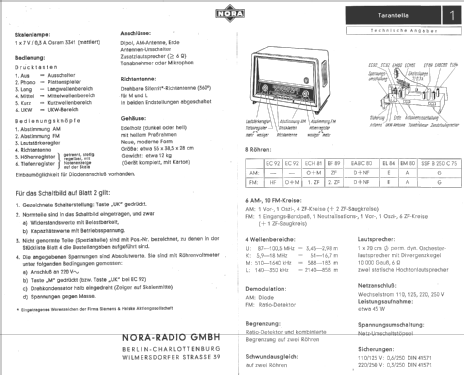 Tarantella ; Nora; Berlin (ID = 15699) Radio