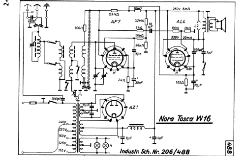 Tosca W16; Nora; Berlin (ID = 241967) Radio