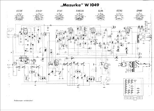 Mazurka W1049; Nora; Berlin (ID = 1651586) Radio