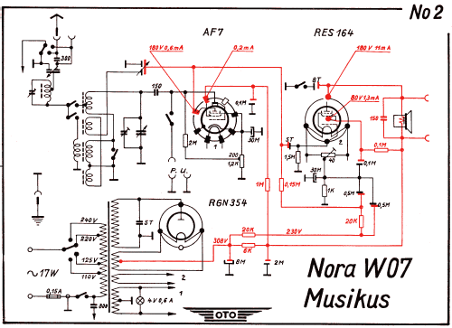 Musikus W07; Nora; Berlin (ID = 2990729) Radio