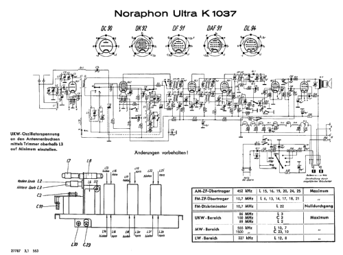 Noraphon-Ultra 1037; Nora; Berlin (ID = 1620840) Radio