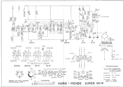 185W; Nordmende, (ID = 2485464) Radio