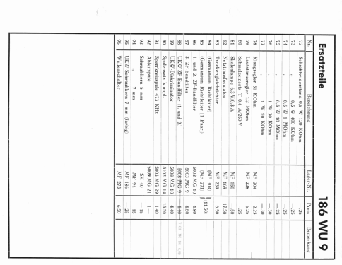 186WU9; Nordmende, (ID = 2507545) Radio