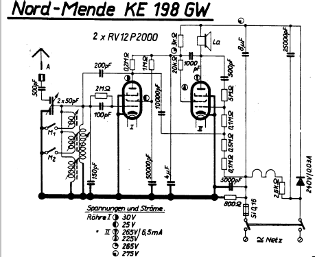 KE-198-GW; Nordmende, (ID = 59165) Radio