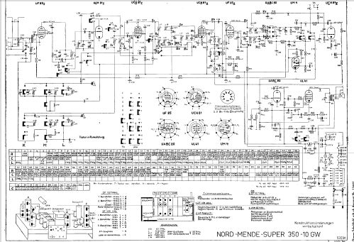 350-10GW Ch= 5203; Nordmende, (ID = 59260) Radio