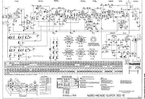 350-10 Ch= 5202; Nordmende, (ID = 59257) Radio