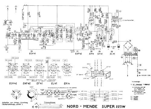 8-Kreis-Super 225W; Nordmende, (ID = 227768) Radio