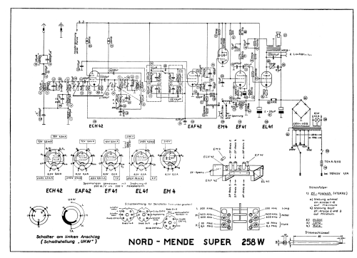 8-Kreis-Super 258W; Nordmende, (ID = 2469761) Radio